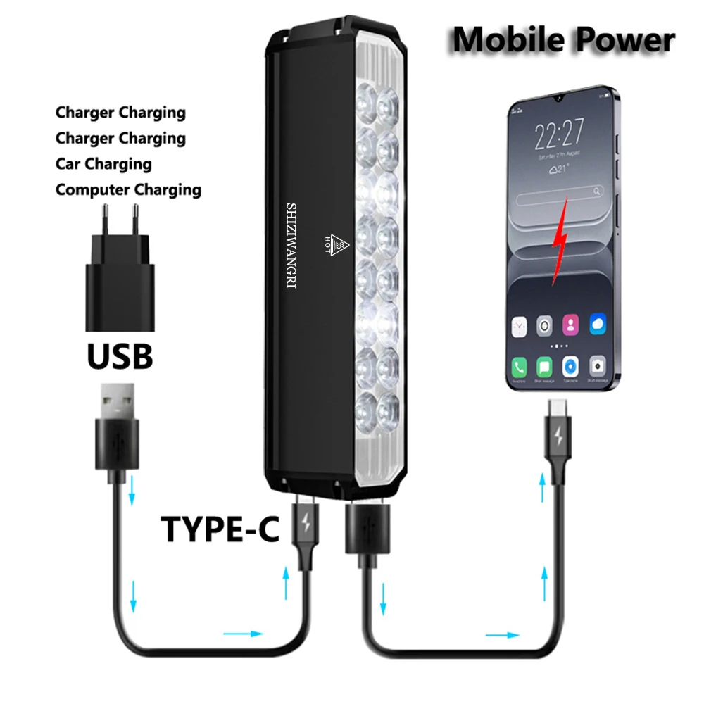 SHIZIWANGRI комплект велосипедов яркий 6000 лм 10000 мАч Велоспорт фары IPX5