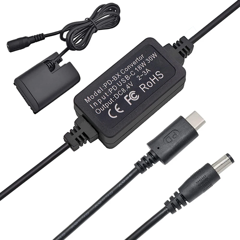 

ACK-E6 USB-C AC Power Adapter DC Coupler Set,Replace LP-E6 Battery for Canon EOS 70D/7D 60D/6D EOS 5D Mark II III EOS 5DS Camera