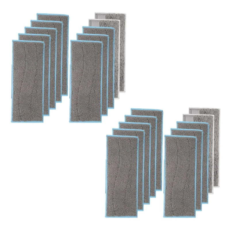 

20-Pack Washable & Reusable Mop Pads, Mopping Pads Replacement For Irobot Braava Jet M Series M6 (6110) Robot Mop