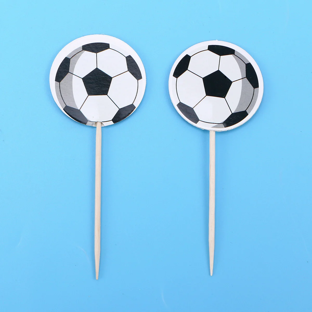 

72pcs Football Picks Decorative Cupcake Toppers Party Supplies for Cake
