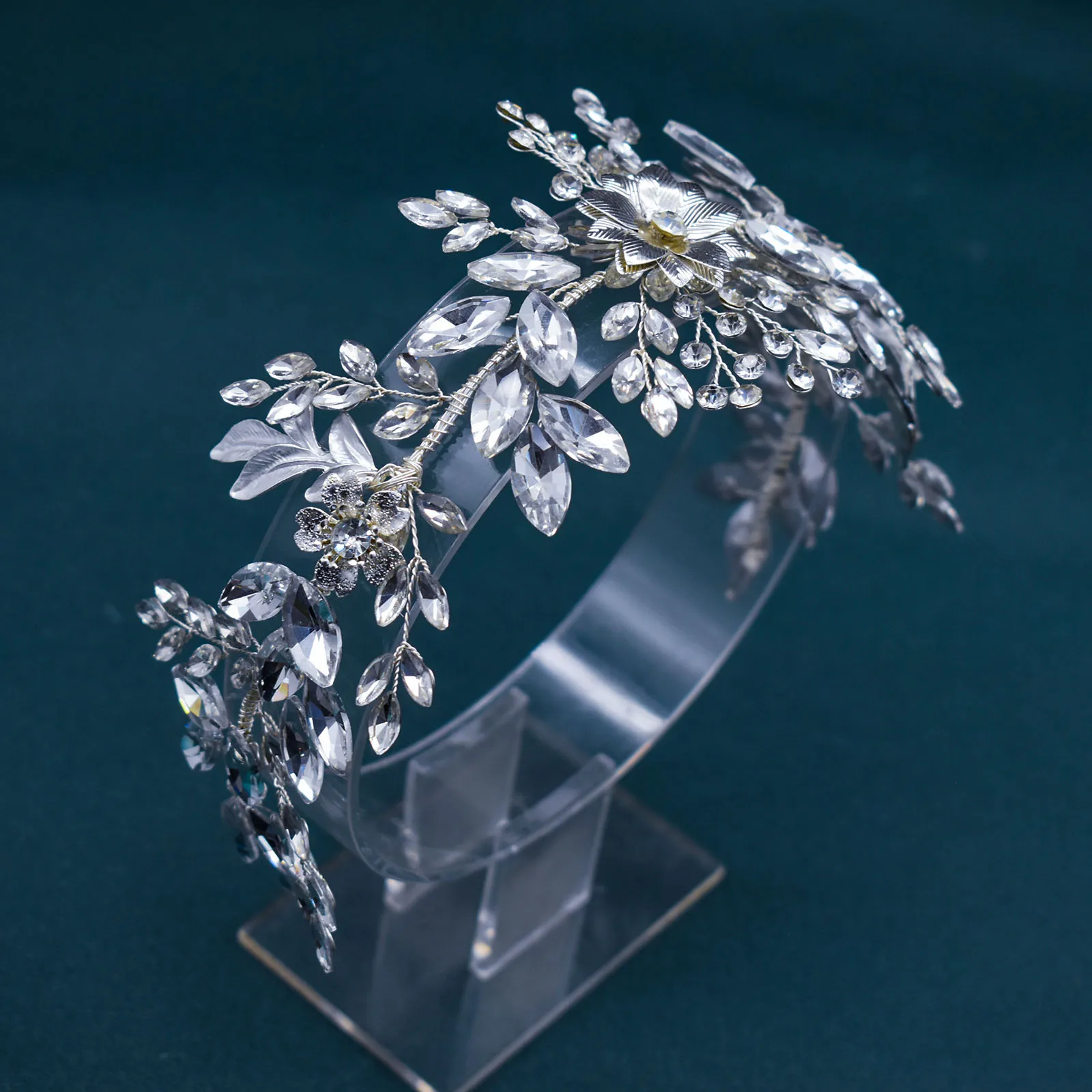 Diadem Queen Headband Gift Women Rhinestone Headpiece
