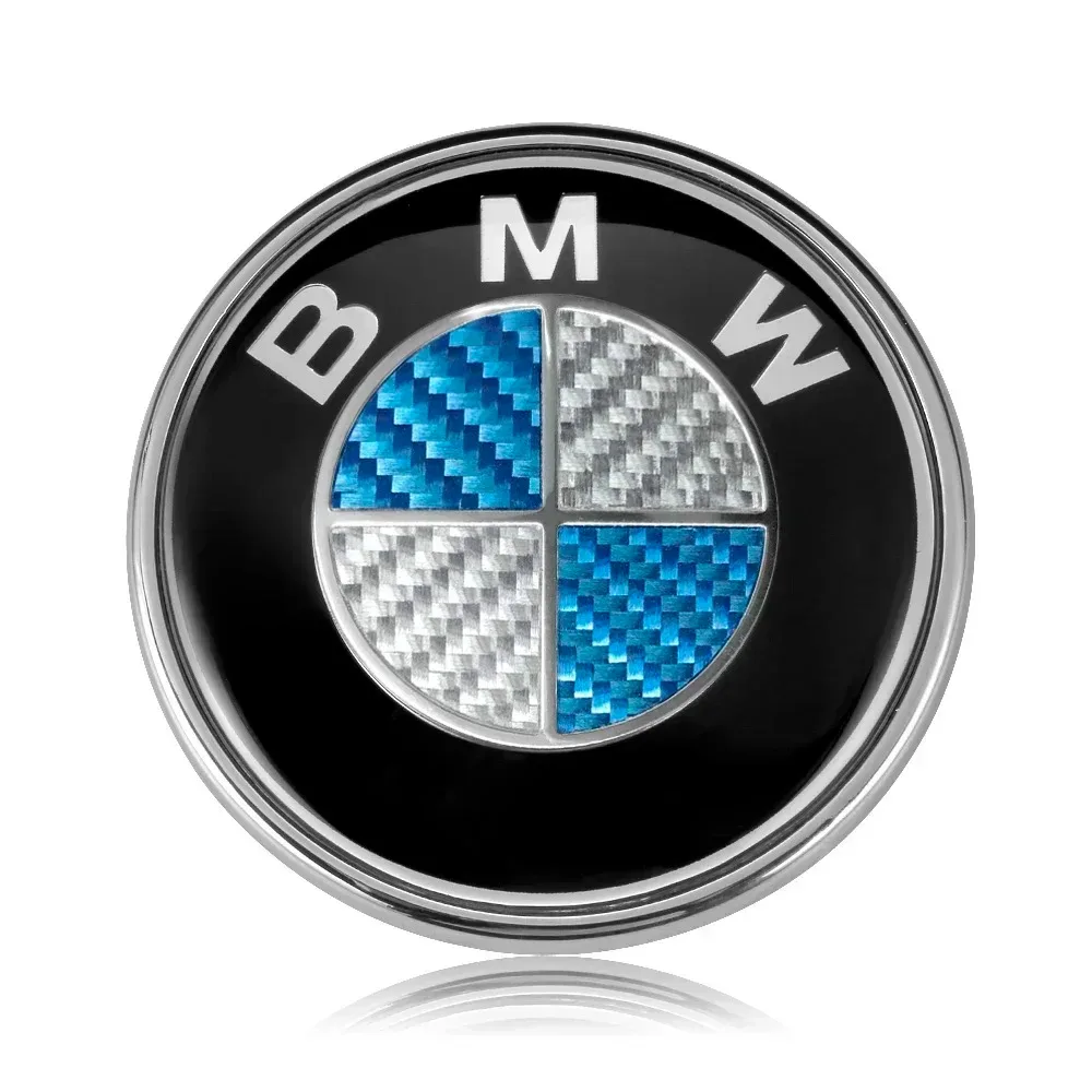 Фото Наклейка/эмблема из карбона на передний и задний багажник для BMW E60 E39 E46 E90 F10 F11 F20 F30 F34 G20 G21 G31 G38 G60 X1 X3 X5 X7 (декоративная) №4