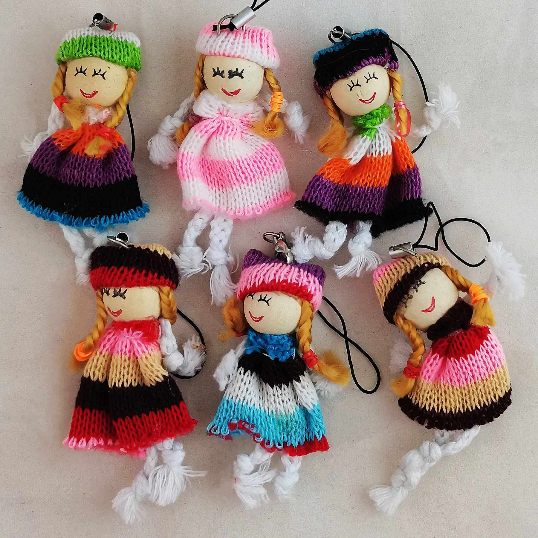 Mobile Cell Phone Chain Doll Mini Nymph Hanging Toys Pendant
