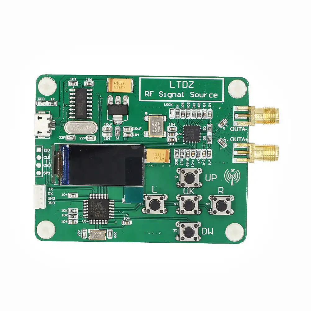 Модуль генератора радиочастотных сигналов MAX2870 23 5-6000 МГц PLL VCO с драйвером STM32 pe66
