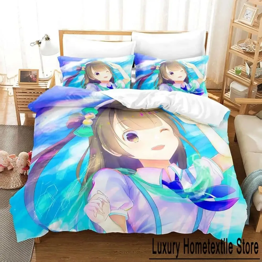 3D Anime THE IDOLM@STER Chieri Ogata Bedding Set Single Twin Full Queen King Size Bed Adult Kid Bedroom Duvet cover Sets
