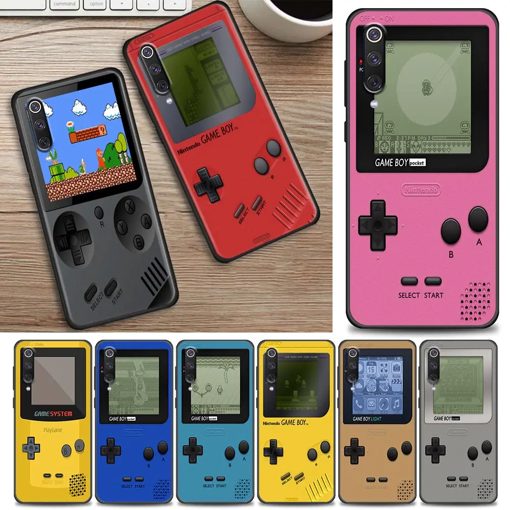 

Classic Mobile Game-Boy Girl Model Case For Xiaomi Poco C50 C40 X4 F4 M5 N5S M4 X4 X3 F3 M3 GT Pro Nfc Redmi Note 8 7 Case Cover