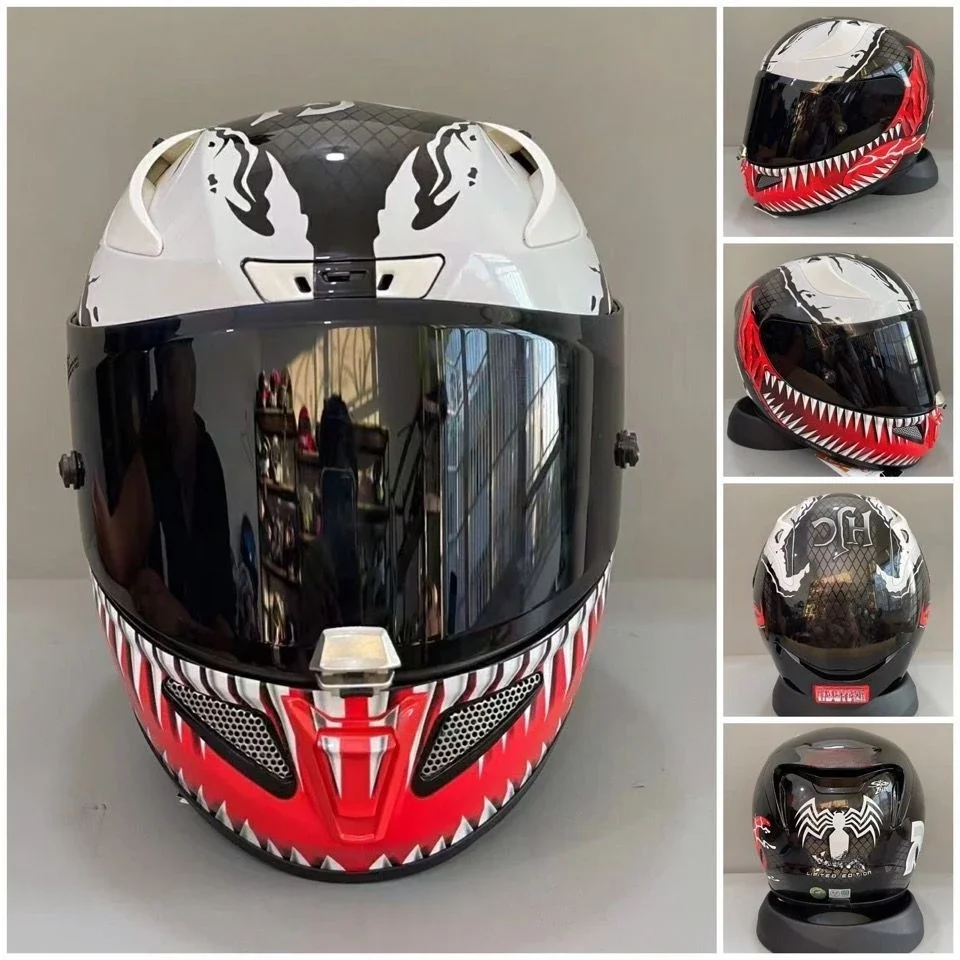 Оригинальный мотоциклетный шлем HJC Venom анфас внедорожный гоночный мужской Cascos Para