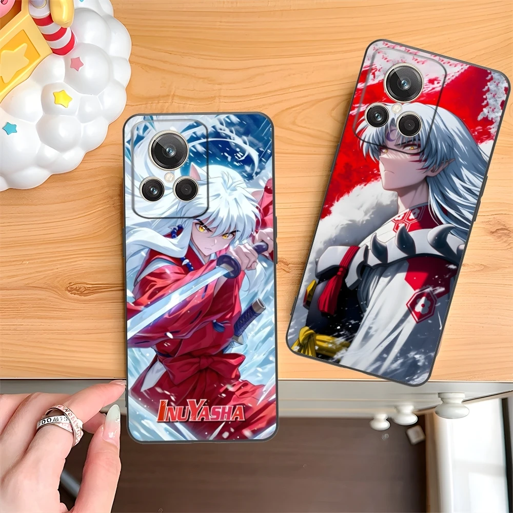 Чехол для мобильного телефона Inuyasha Sesshoumaru Realme GT 2 9i 8i 7i Pro X50 X2 C35 C21 C20 C11 C3 черный