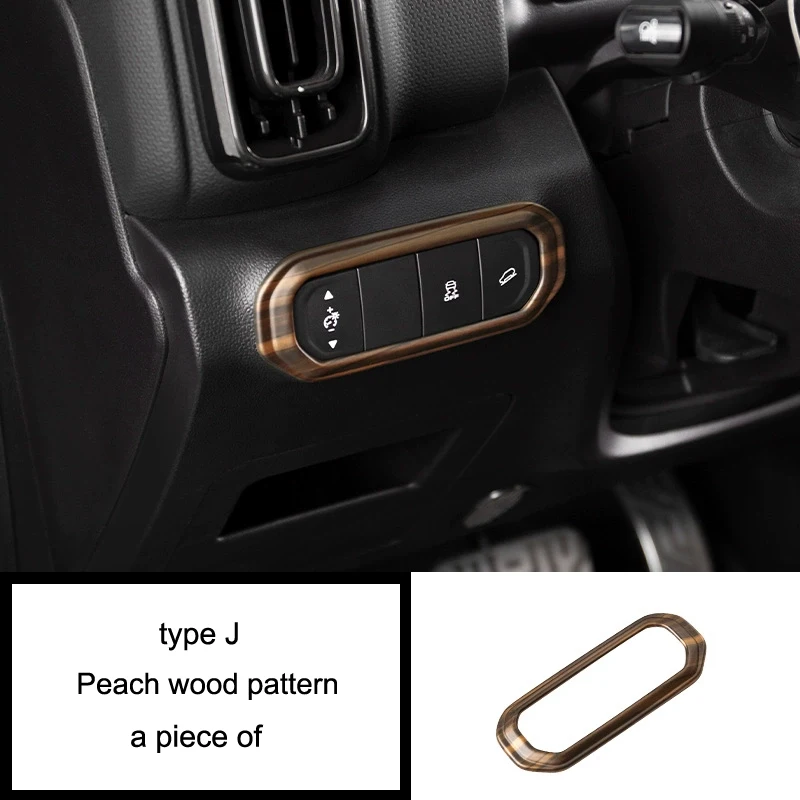 

Для Great Wall Haval H9 2nd 2024 2025 LHD WOOD Автомобильная левая и правая отделка кондиционера стекло подъемника Ручка переключения передач Крышка