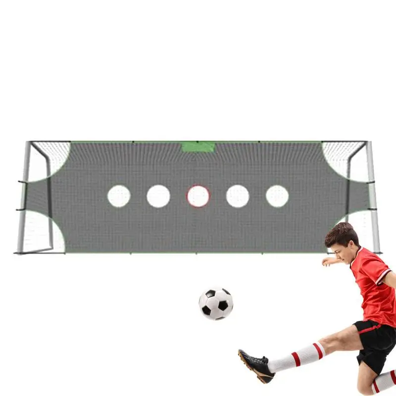 

Target Net For Football Detachable Soccer Netting With 1/3/5 Hole Targets Quarterback Training Gear For Throwing Accuracy