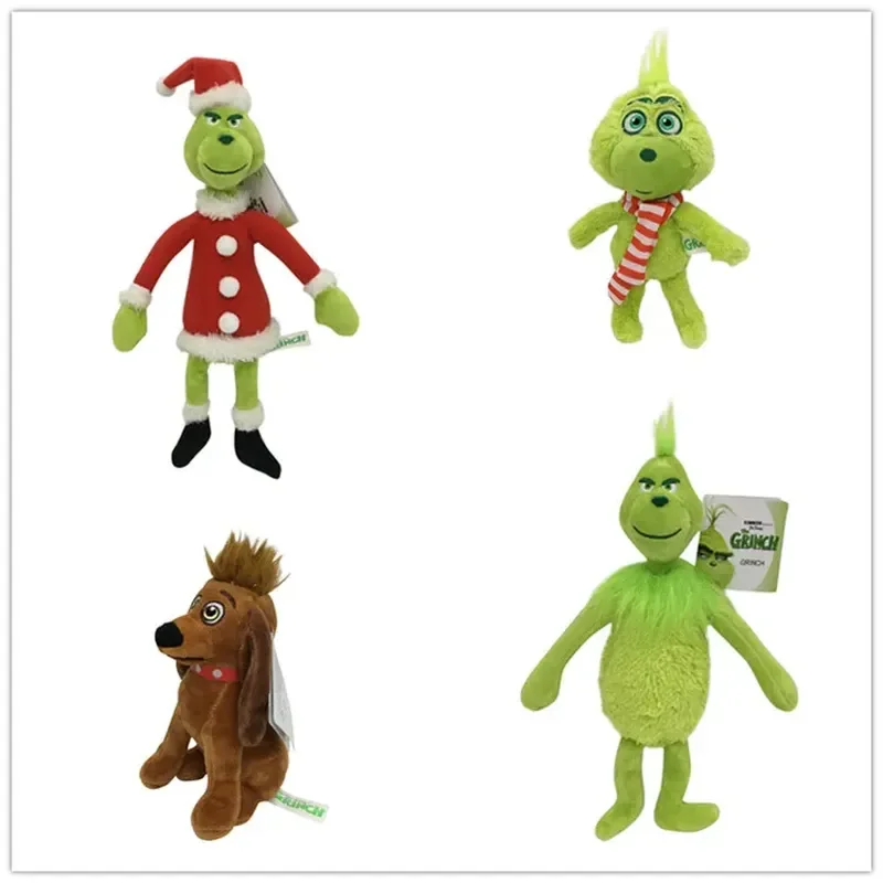 

Рождественская Мягкая кукла для детей, зеленая, коричневая собака, плюшевая игрушка для карнавала, фестиваля, подарка, зеленая, коричневая, красивая, милая