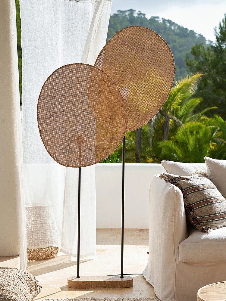 Современная бамбуковая Подвесная лампа ручной работы в японском стиле для