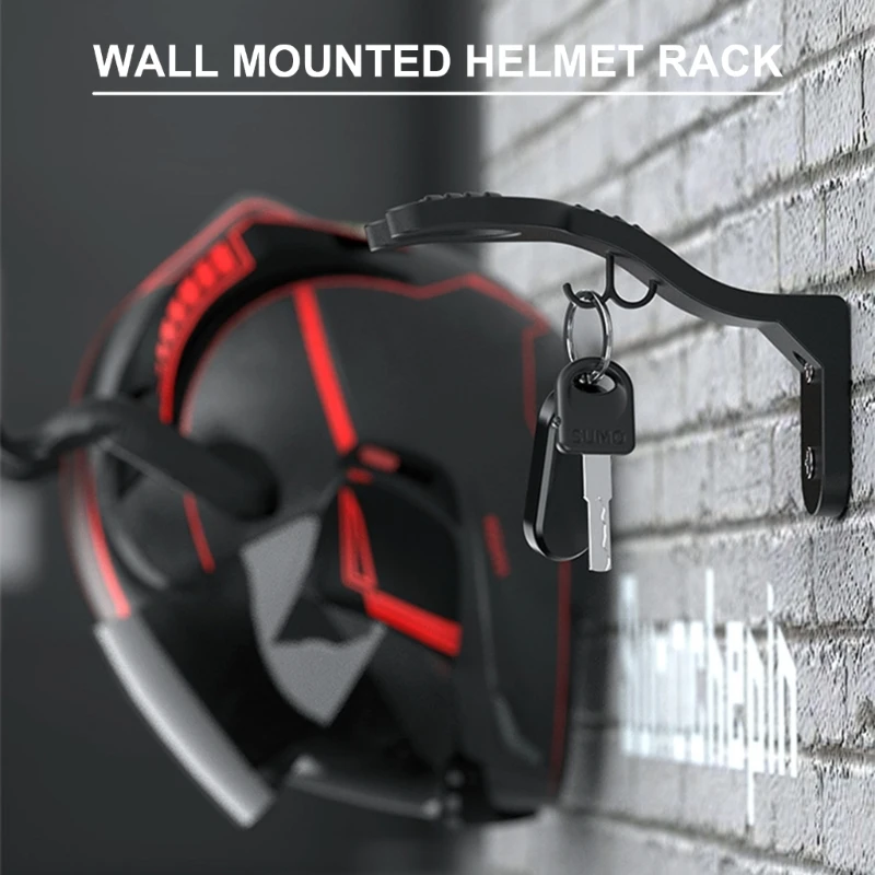 0XXD многофункциональная стойка для мотоциклетных шлемов с крючками настенное