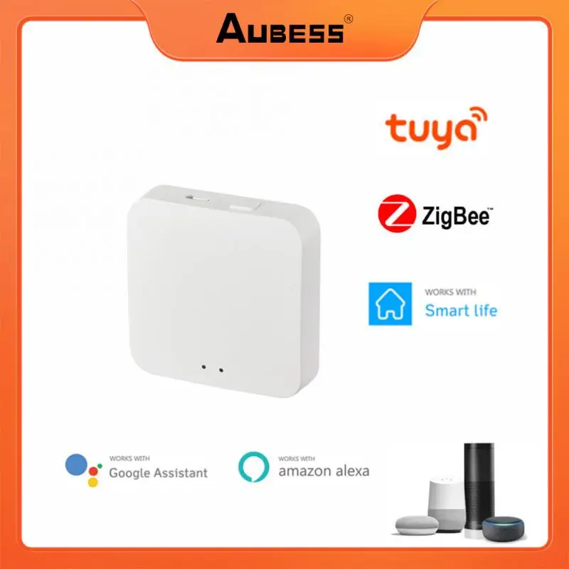 

Умный беспроводной шлюз Tuya ZigBee Gateway, многорежимный сетевой мост для умного дома с поддержкой Bluetooth, совместим с Alexa Google Home
