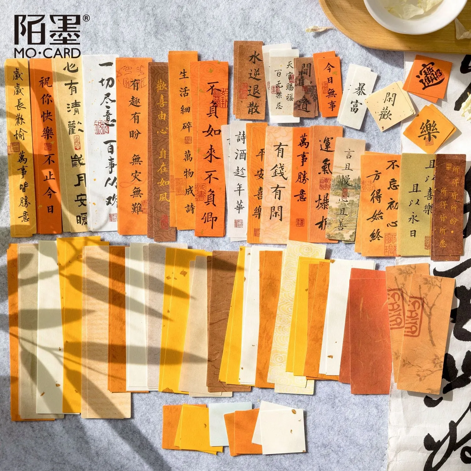 

100 Pcs Chinese Calligraphy Theme Style Scrapbook Decoration Background Paper For DIY Art Craft Journal Planner Scrapbook Decor