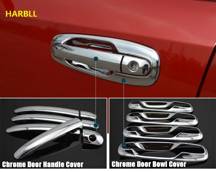 

Car Door Handles Covers For Chevrolet Lacetti Optra Daewoo Nubira Suzuki Forenza Holden Viva Sticker Chrome Exterior Car Styling