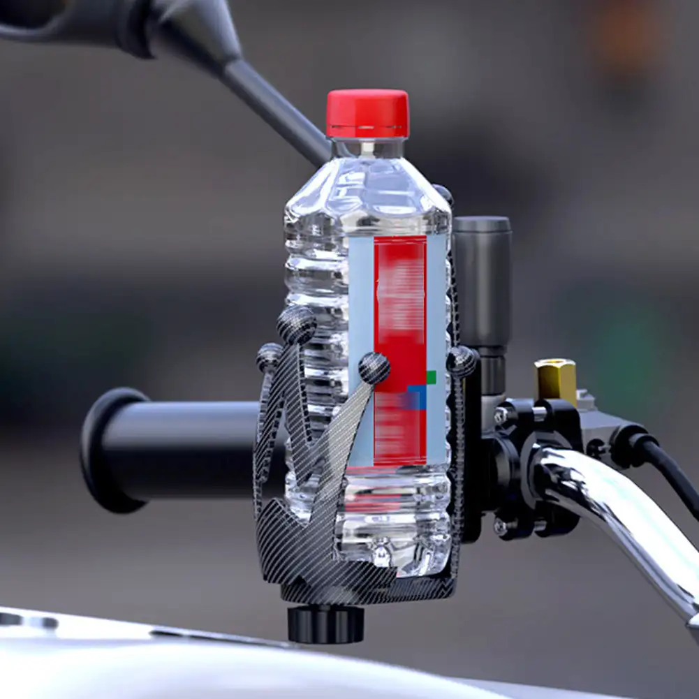 

Portable Motorcycle Bottle Holder Riding Water Cup Holder Mount with Bracket Adjustable Bicycle Drink Holder Outdoor ABS