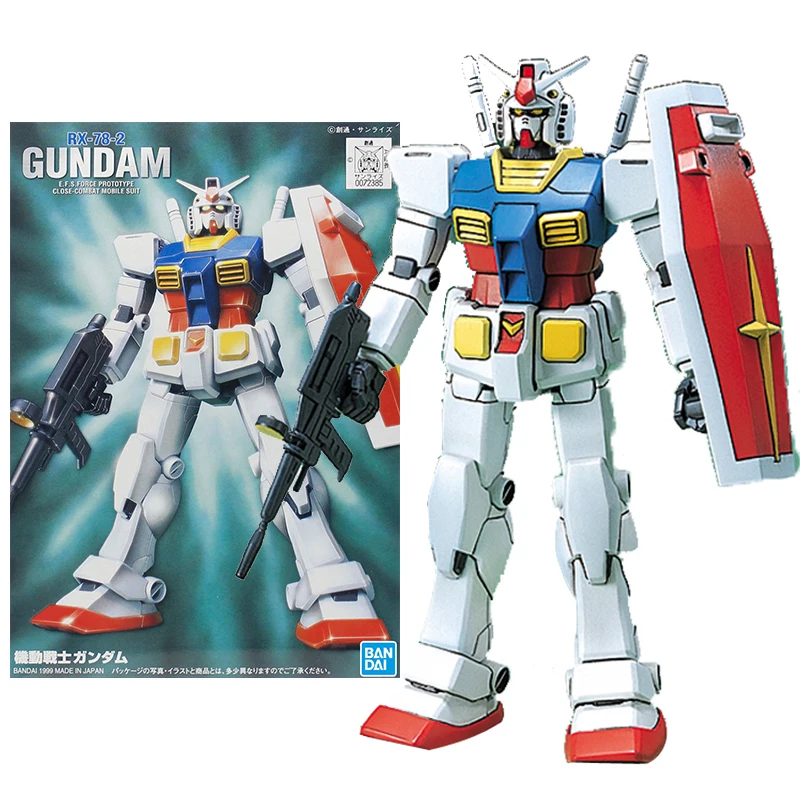 

Bandai Genuine Gundam Model Kit Anime Figure 1/144 FG-01 UC RX-78-2 Collection Gunpla Anime Action Figure Toys for Children