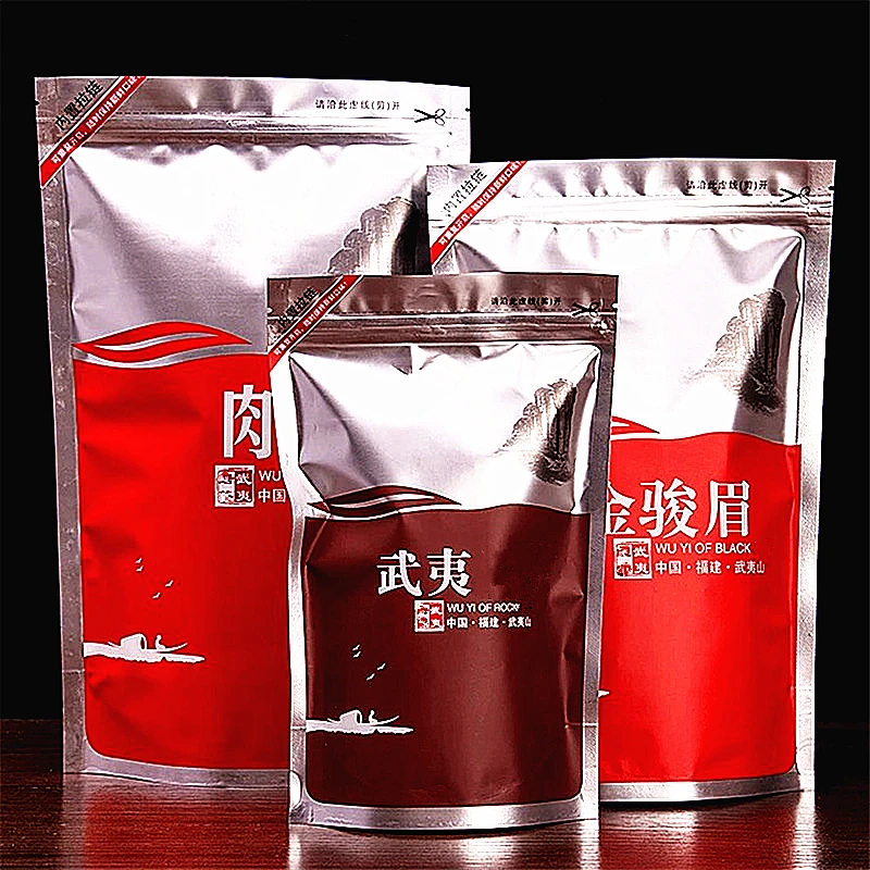 Фото 2 шт./лот, высокое качество, китайский красный DanCong Souchong для украшения полки выставочного зала с узором, упаковочная сумка №1