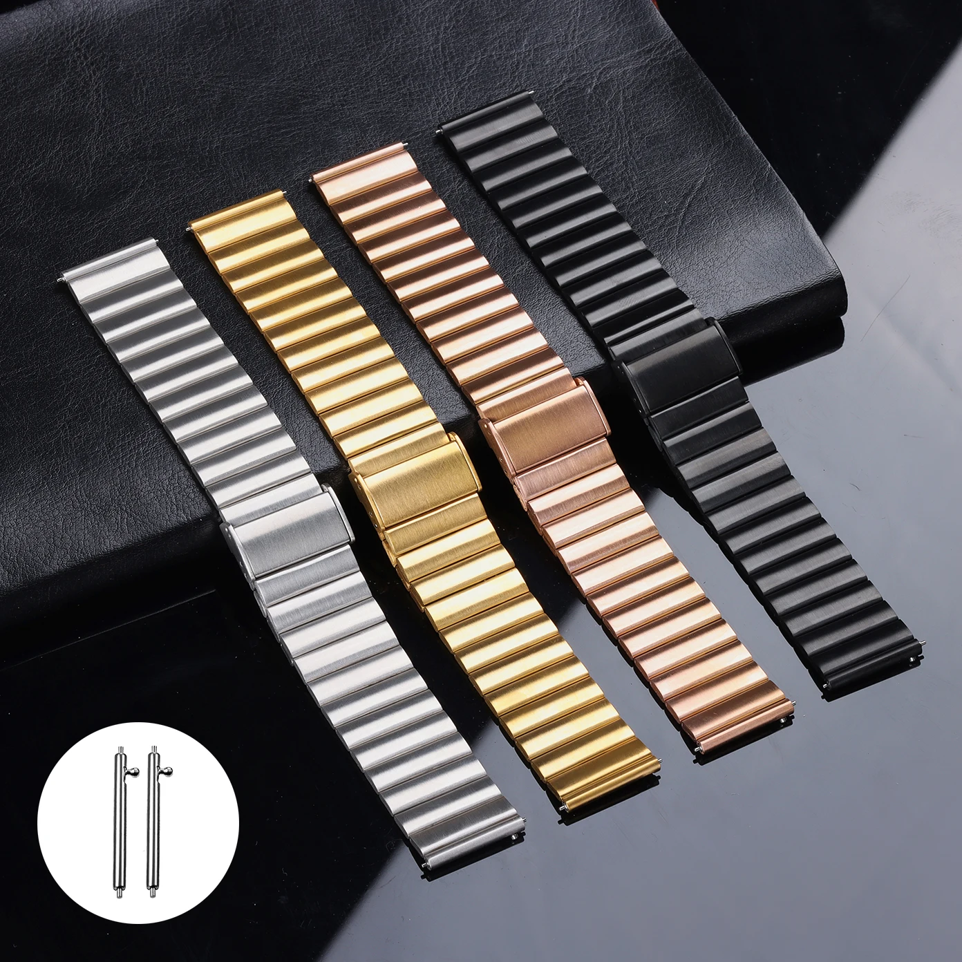 

Metal Straps for Huawei Watch GT2 3 Pro Stainless Steel Quick Release Smart Watch Band for Samsung Galaxy Watch 3 22mm Belt