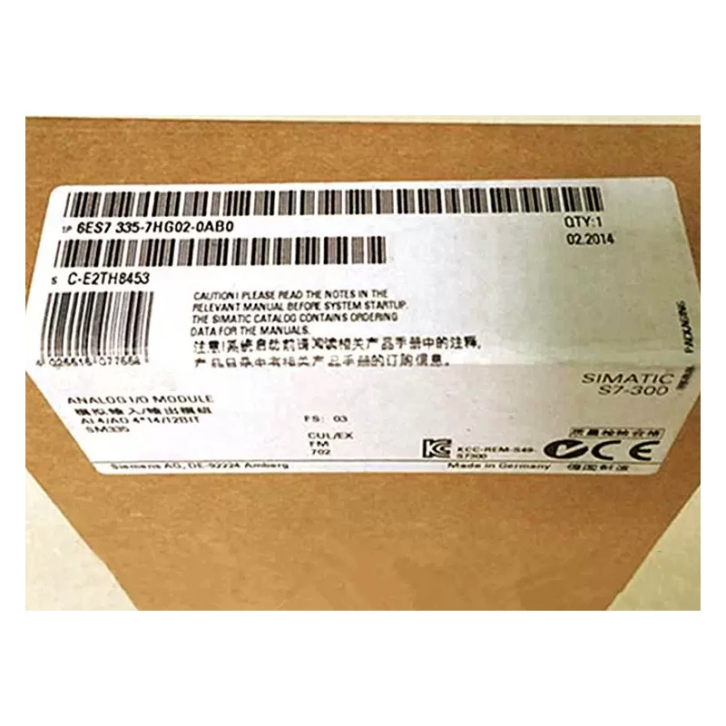 

100%NEW ORIGINAL 1 Year Warranty 6ES7335-7HG02-0AB0