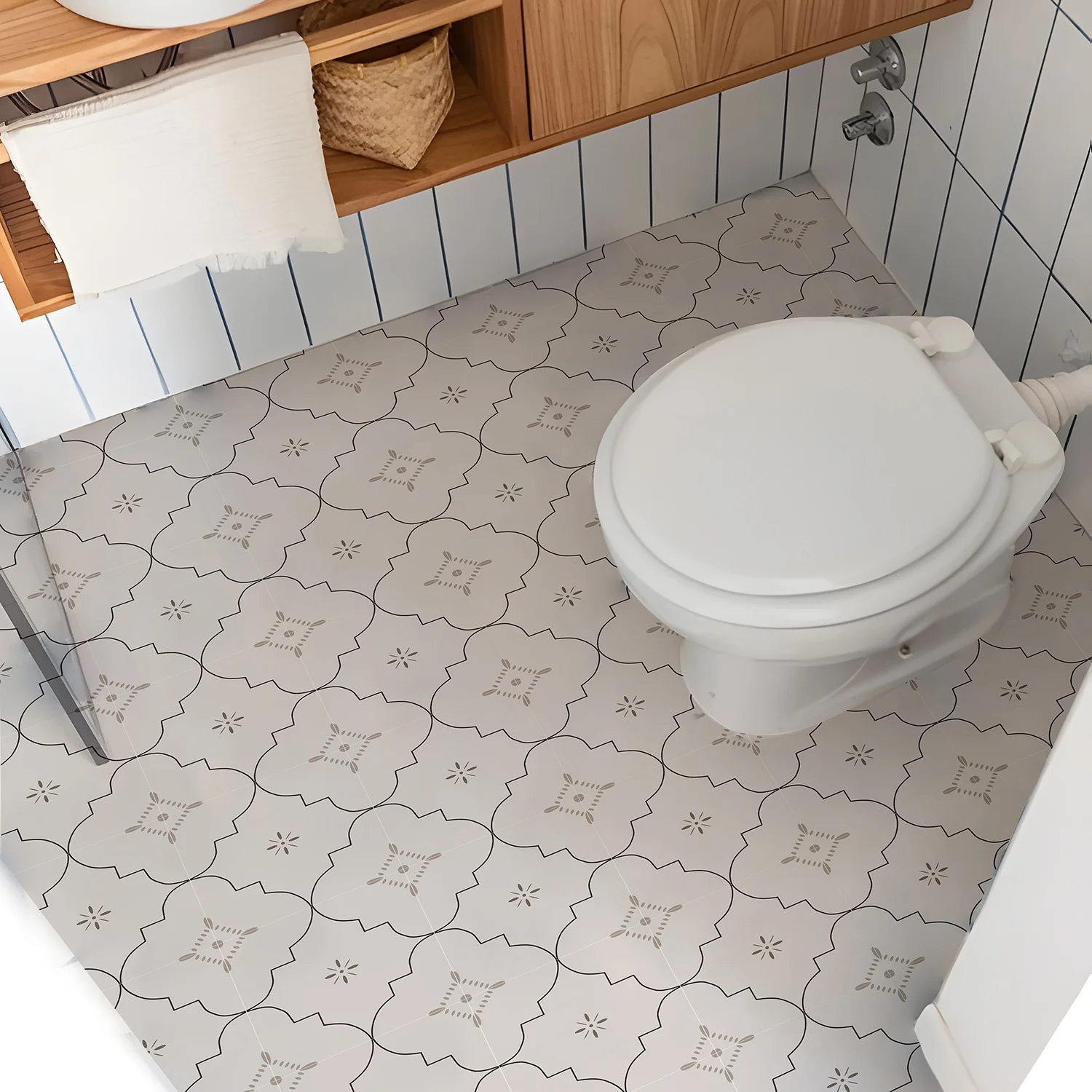 Самоклеящаяся виниловая напольная плитка 6 плитки-30*30 см мозаичный шиферный