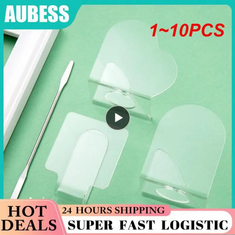

1~10PCS Handheld Paint Palette Clear Acrylic Paint Palette Small Large Optional for Kid Adult Beginner Artist Art Drawing