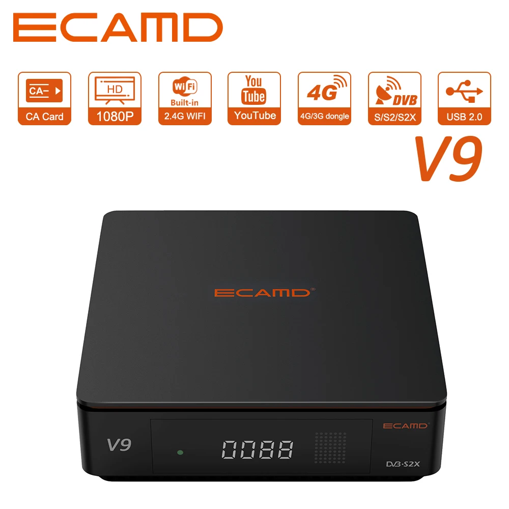 Спутниковый ресивер ECAMD V9 Prime DVB-S/S2/S2X