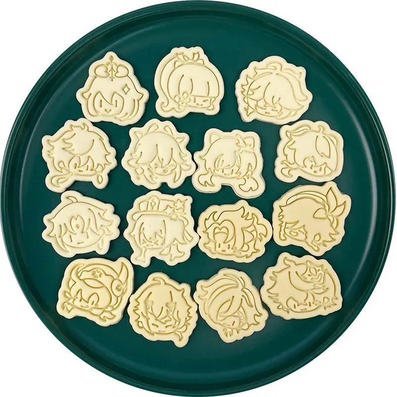 

Game Genshin Impact Yae Miko Cake Tool Cookie Cutter Christmas Cutters Biscuit Stamp Fondant Mould Albedo Baking Sugarcraft Mold