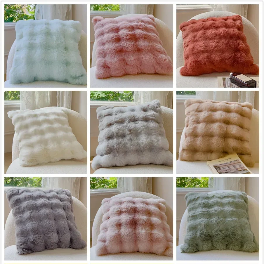 Одеяло jfлегальное из искусственного меха кролика новинка 2023 теплые одеяла для