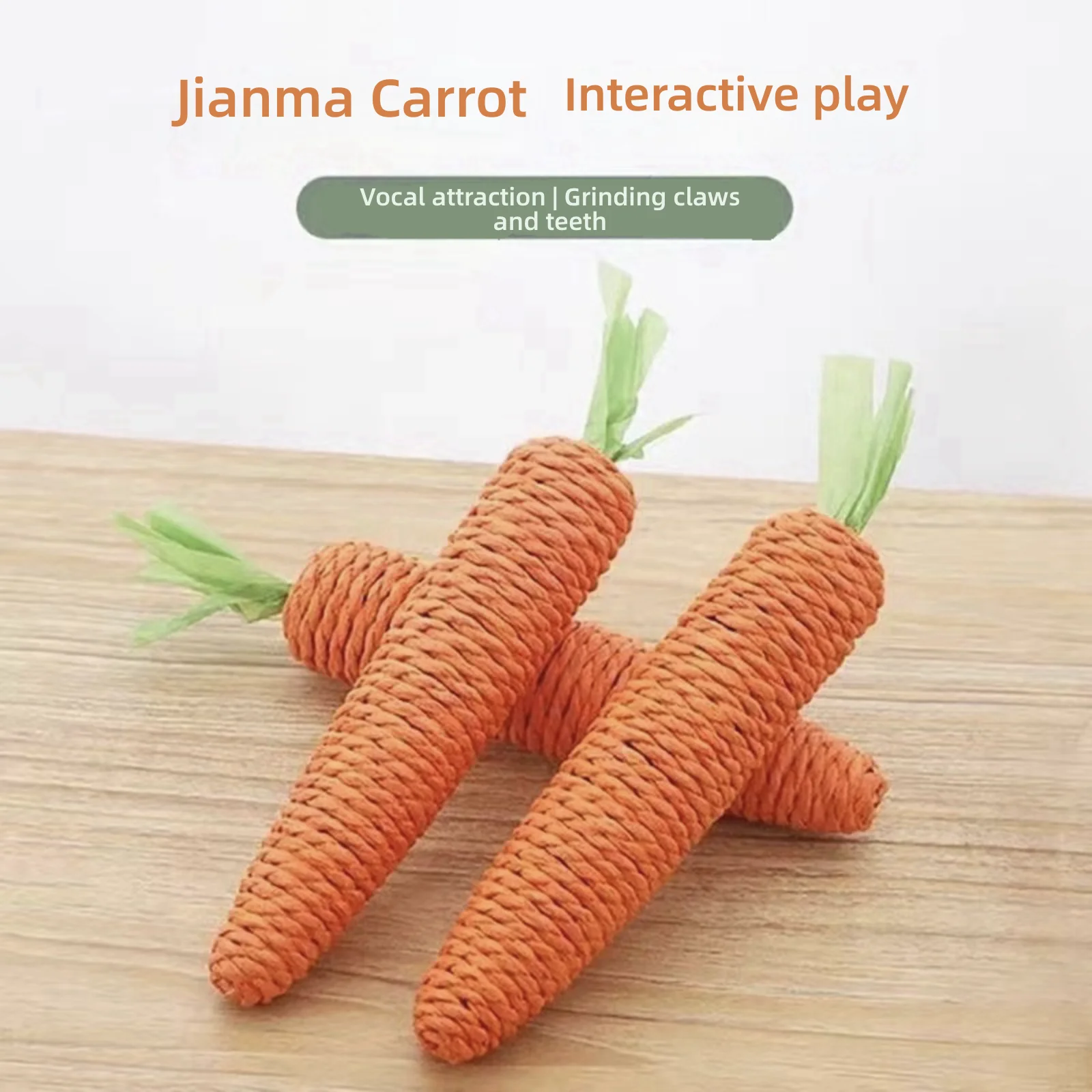 Новые игрушки для кошек звуковая морковка обнимашка кошачья палочка с веселым