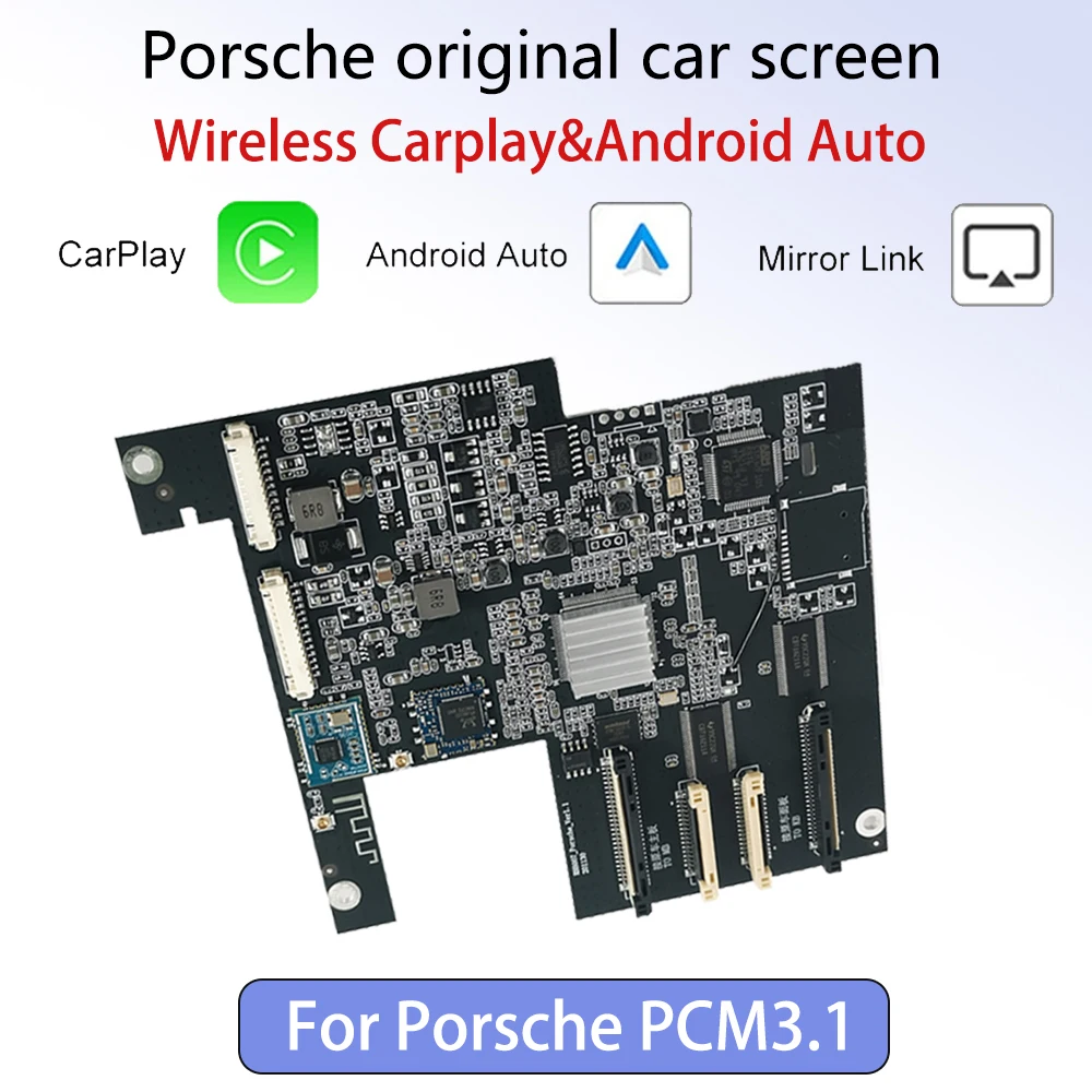 

For Porsche Panamera /Macan/ 911/Cayenne/718 PCM 3.1 Screen Upgrade Decoder Module Box MuItimedia CarPlay Android Auto Refit Kit