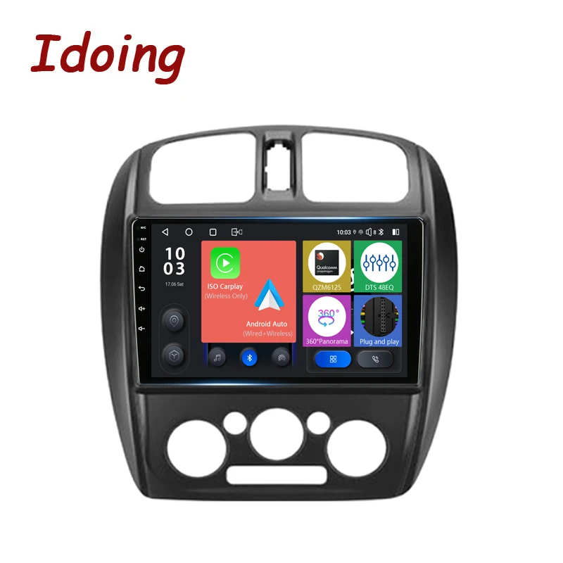 

Idoing 9"Android Audio Head Unit 2K For Mazda 323 BJ 2000-2003 Car Radio Stereo Multimedia Video Player Navigation GPS No 2din
