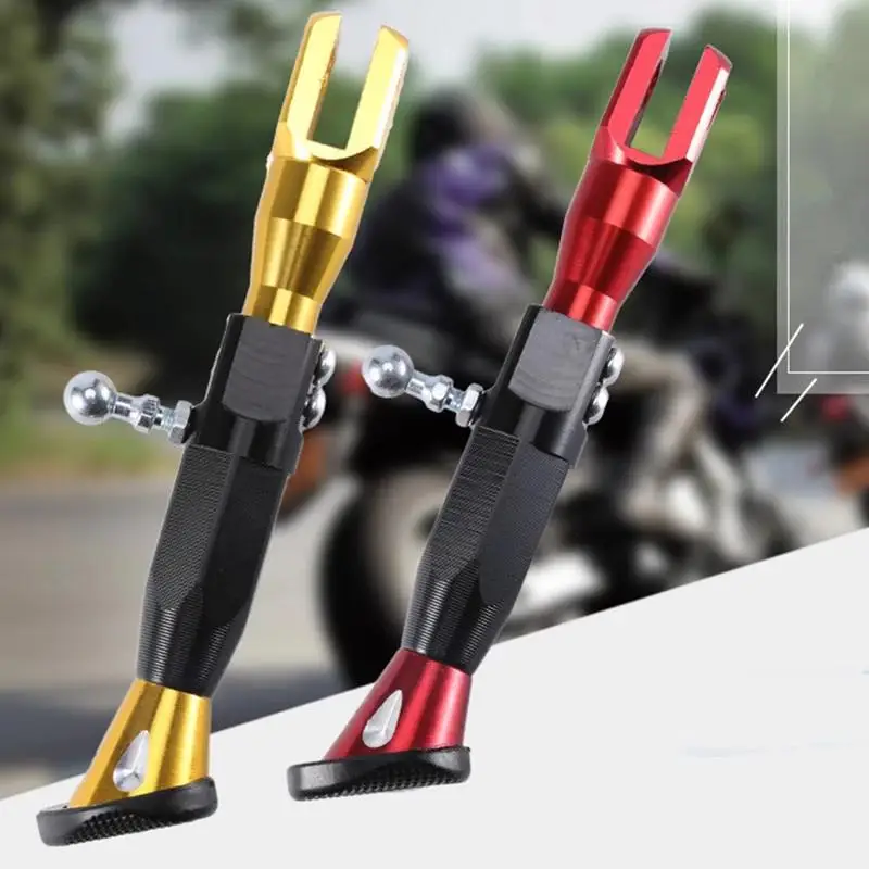 

Регулируемая металлическая подставка для мотоцикла с ЧПУ, боковая подставка для электромобиля, Прочный кронштейн для мотоцикла, боковой кр...