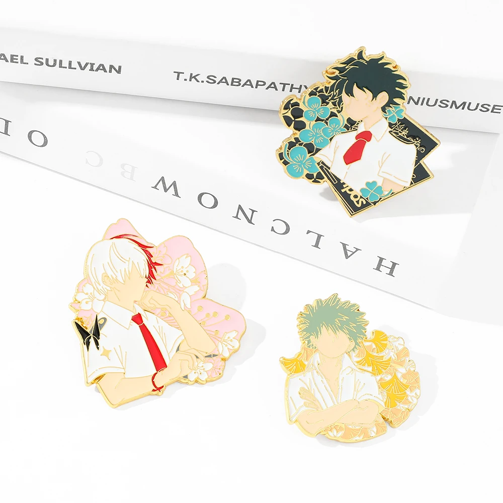 Аниме Мой герой Академия Agrippa аксессуары заколки для лацканов мужчин броши
