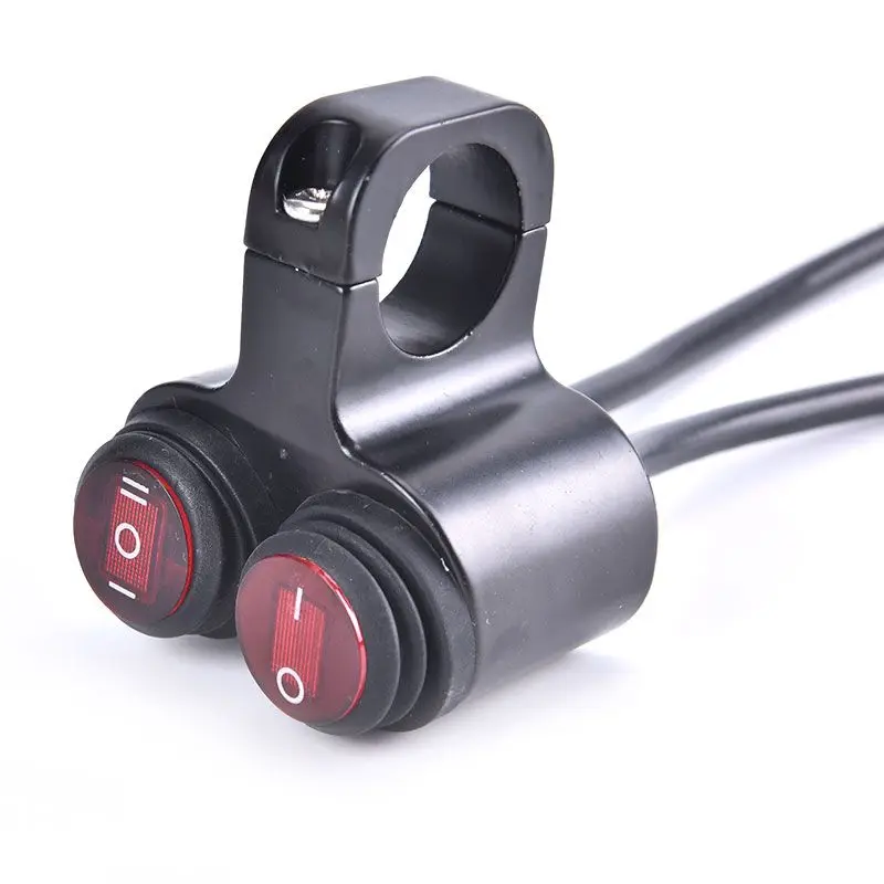 

1 шт., водонепроницаемый переключатель на руль мотоцикла, 7/8 дюйма, 22 мм, 12 В, 10 А