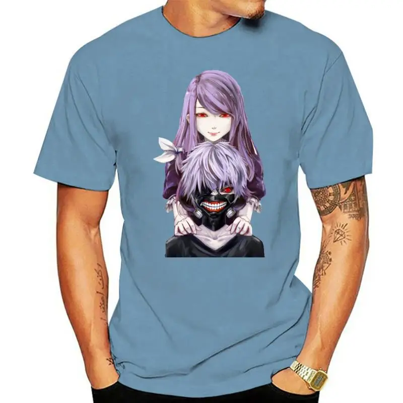 

New Women's T-shirt Tokyo Ghoul Ink Art Ken Kaneki Anime Manga Artwork Girl's short sleeve tshirt Harajuku hip hop tees tops