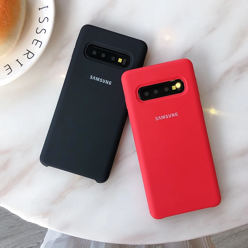 Для Samsung Galaxy S10 S9 S8 Plus чехол Жидкий силиконовый для телефона Note 9 8 S10+ S8+ S9+ S10e s9