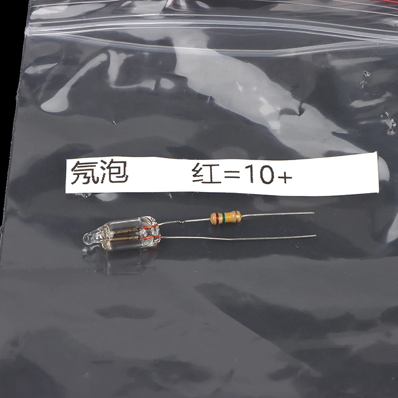 

Неоновые лампочки 6*13 мм 10 шт. 220В красный/синий/зеленый