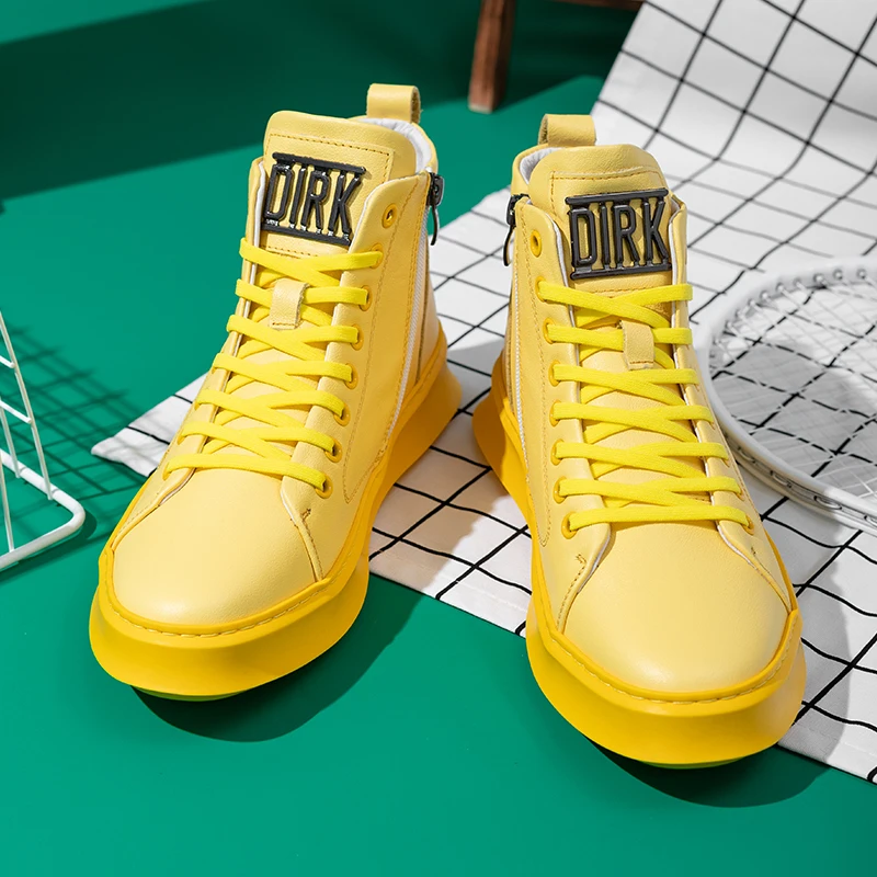 Новые модные повседневные мужские туфли Gaobang в Корейском стиле 0491