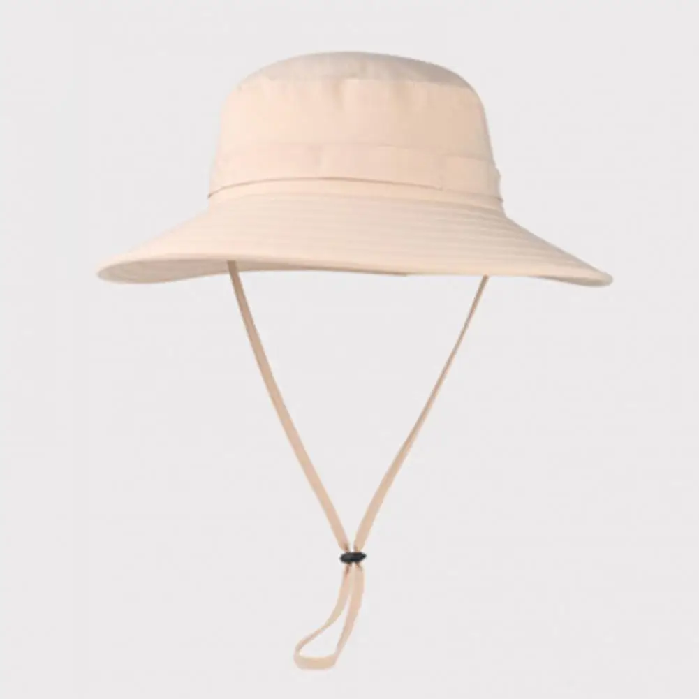 

Flodable Chic Anti-UV Sunshade Fasten Tape Summer Hat Durable Men Sun Cap Simple Outdoor Hat