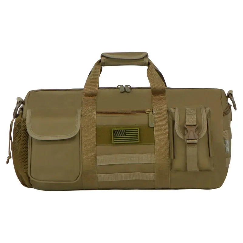 Tactical Molle Heavy Duty Round Duffel Bag - Olive