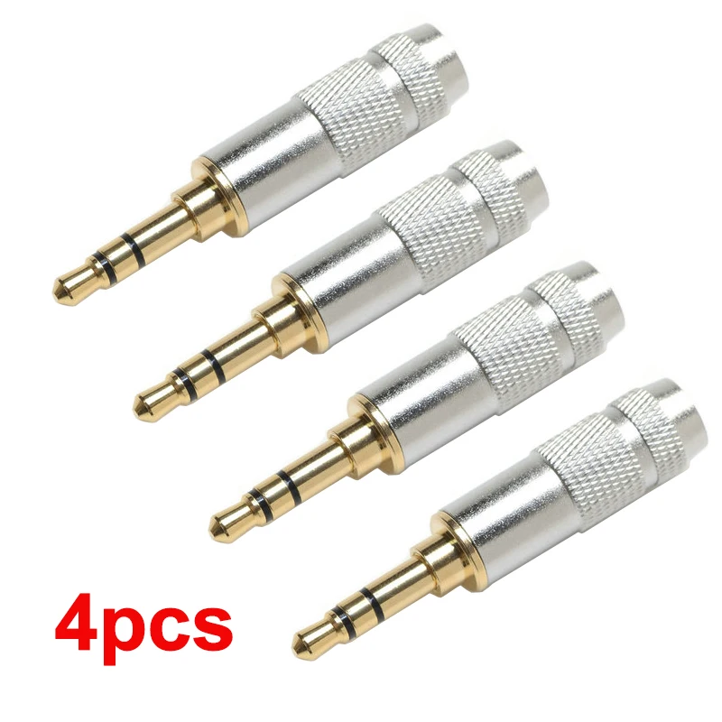 

Металлические разъемы 3,5 мм JCD 2/4 шт