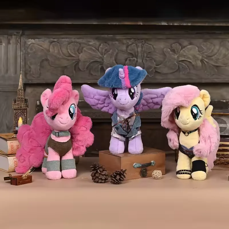 Фото Новая оригинальная плюшевая кукла из серии My Little Pony «Ковбойская серия»: Пинки Пай, Твайлайт Спаркл. Плюшевые игрушки, подарок на день рождения для девочки. №1