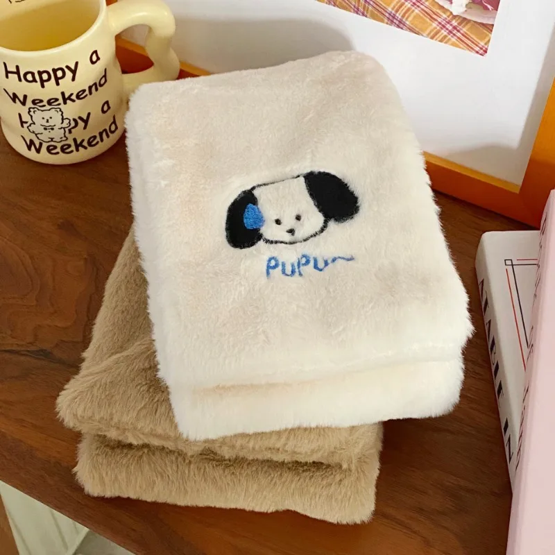 Sanrio мультфильм Pochacco плюшевый шарф для мальчиков и девочек зимние утолщенные