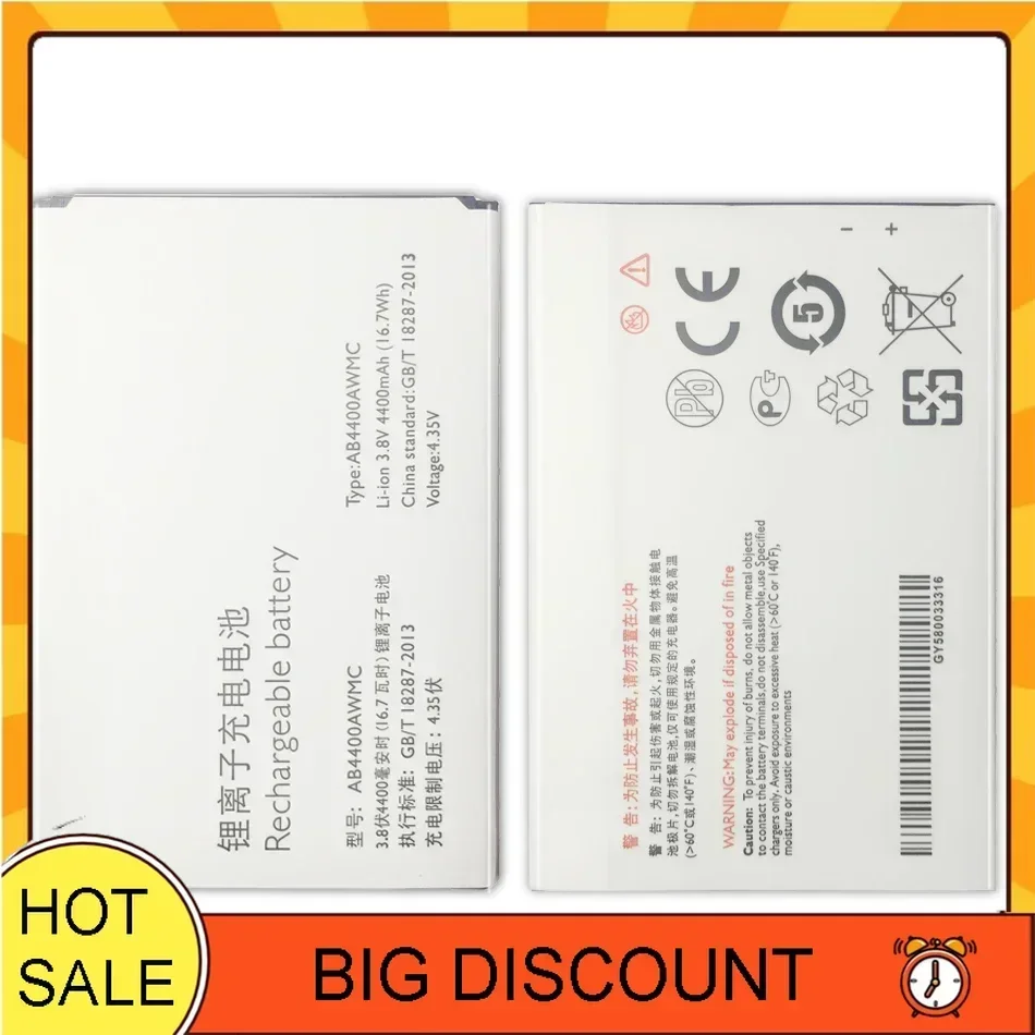 Аккумулятор AB4400AWMC для Philips Xenium V387 CTV387 Bateria 4400 мАч номер отслеживания