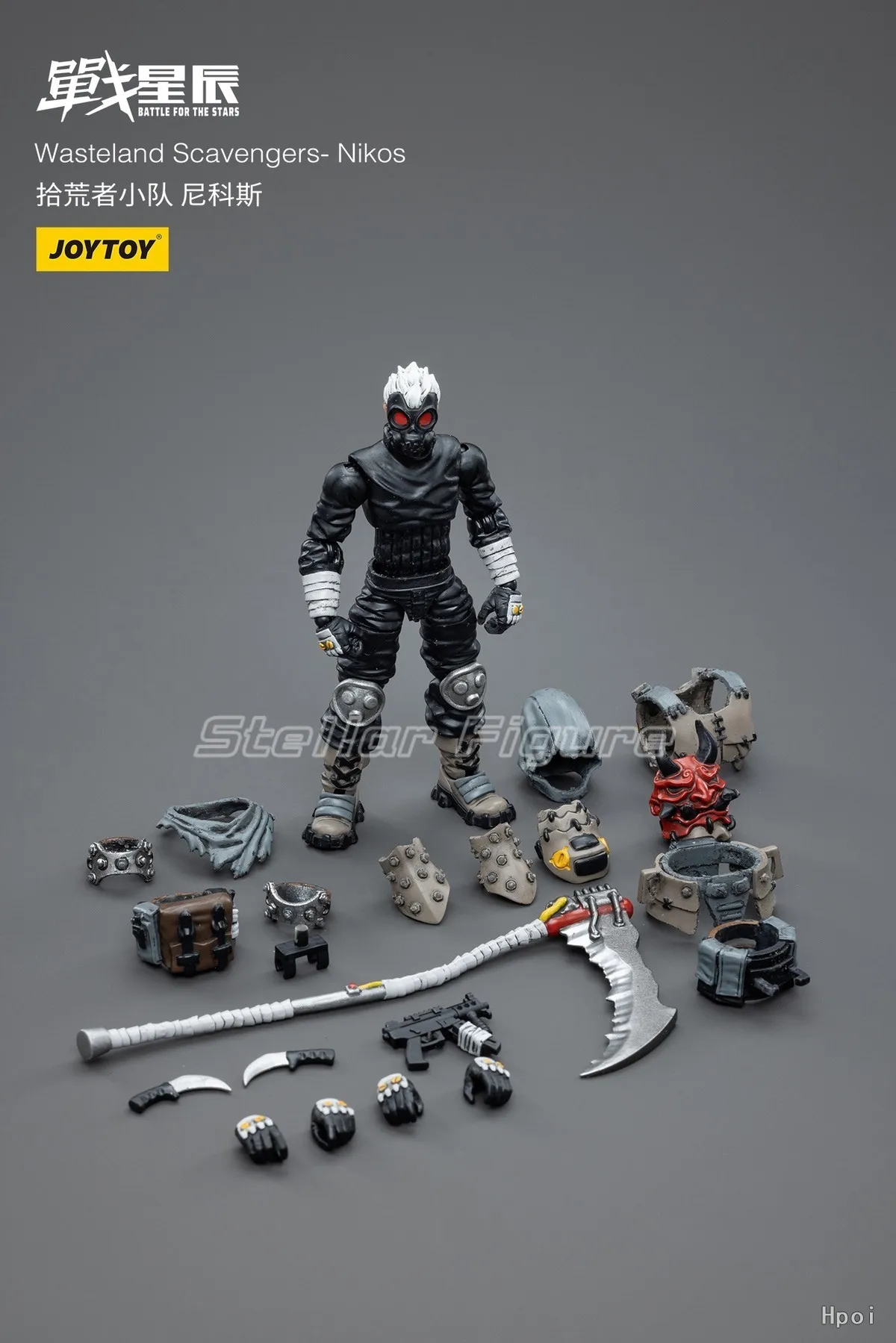 Фото 【SF】JOYTOY 1/18 Фигурка Wasteland Scavengers-Nikos Lendal Simeon-Spud 3 шт. Модель игрушки Подарки Коллекция украшений №5