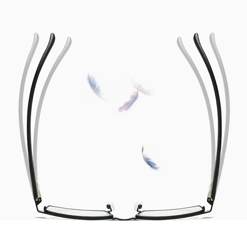 Мужские деловые очки для чтения из титанового сплава несферические линзы с