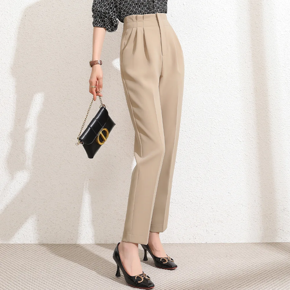 2022 Casual High Waist Loose Wide Leg Pants for Women Spring Autumn New Female Floor-Length Pants Ladies Long Trousers