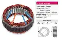 

10800 for the STATOR VISTEON type 12V 110A CONNECT 75 and 90 cm to